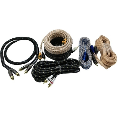 5.5mm 외부 지름 PVC 자켓 자동차 오디오 RCA 케이블 2M-2M 하이엔드 성능
