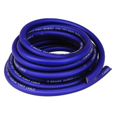 SAEJ 1128 스팅거 True Gauge 1/0 AWG 오프스 오피스 자동차 오디오 전원 케이블