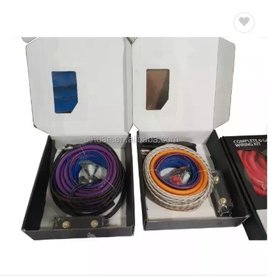월마트의 8AWG 4AWG 0AWG 자동차 앰프 와이어링 키트 RCA 커넥터로 자동차 오디오를 업그레이드하세요