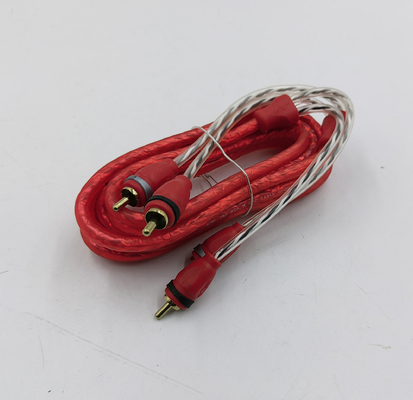 부드러운 PVC 재킷 구리 RCA 케이블과 OFC 선도자 모든 색상