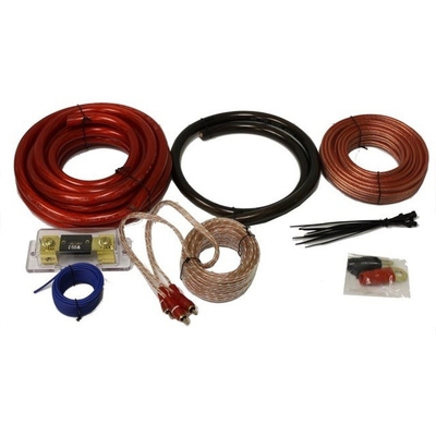 PVC 재킷 0 4 8 10awg Gauge RCA 커넥터 타입의 자동차 앰프 증폭기 배선 키트
