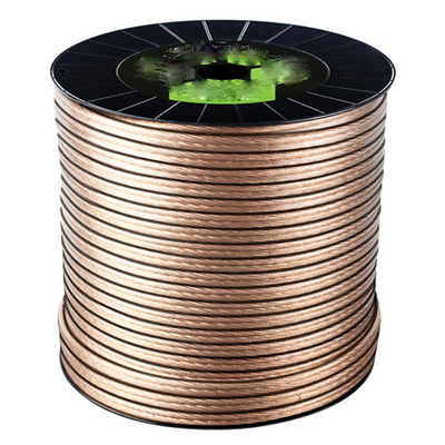 부드러운 PVC 재킷 10-18 AWG GA OFC 틴 OFC 스피커 와이어 케이블 전문 오디오