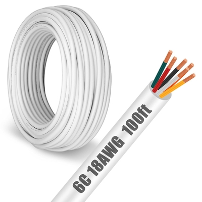 다재다능한 14 AWG 스트랜드 PVC 단열 구리 와이어 저전압 LED 조명 및 자동차