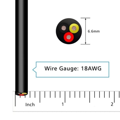 다재다능한 14 AWG 스트랜드 PVC 단열 구리 와이어 저전압 LED 조명 및 자동차