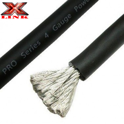 PVC 재킷 OFC CCA 2/0awg 1/0awg 2awg 4awg 자동차 오디오 증폭기 전원 케이블