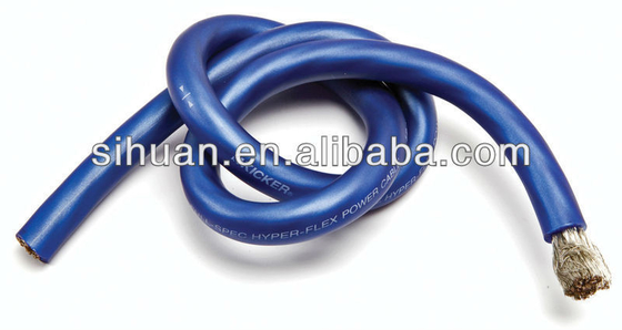 PVC 재킷 OFC CCA 2/0awg 1/0awg 2awg 4awg 자동차 오디오 증폭기 전원 케이블