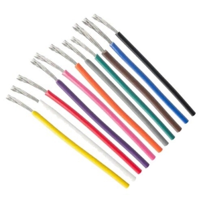 22AWG 1015 진박 된 구리 연결 와이어 600V 스트랜딩 EN5075-2014 UL 1007/1015 표준
