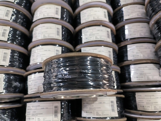 22AWG 1015 진박 된 구리 연결 와이어 600V 스트랜딩 EN5075-2014 UL 1007/1015 표준