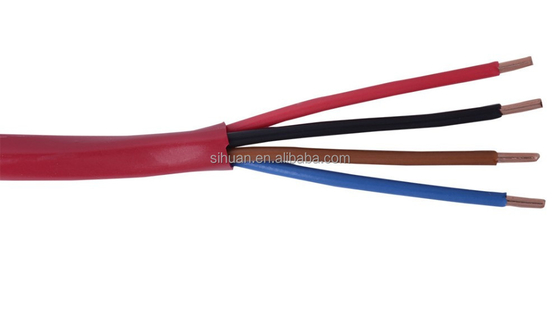 CE 인증과 함께 화재 경보 케이블 2c 4c 6c 1.5mm2 2.5mm2 0.80mm 벗은 구리 와이어