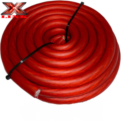 부드러운 PVC 재킷 1/0 Awg 오디오 자동차 전원 케이블 Ofc 구리 와이어