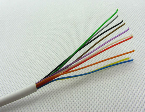 비친 구리 선도자 2c 4c 8c 12c 20c PVC 단열을 가진 밧줄 화재 경보 케이블