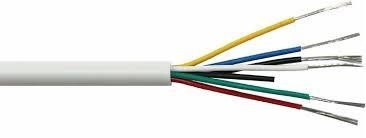 비친 구리 선도자 2c 4c 8c 12c 20c PVC 단열을 가진 밧줄 화재 경보 케이블