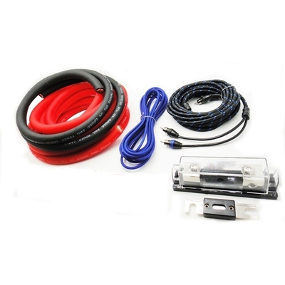 4awg 앰프 설치 케이블 키트 2500W 차 오디오 케이블 키트