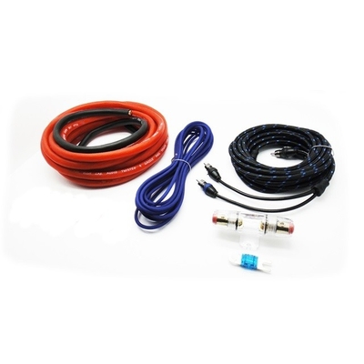 4awg 앰프 설치 케이블 키트 2500W 차 오디오 케이블 키트
