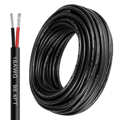 18AWG 2 선도자 20AWG 3 선도자 전기 유선 PVC 톱니 구리 유선