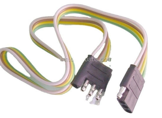 2.8X 외부 지름 4c 18AWG 결합 트레일러 와이어 케이블 플러그와 함께 맨 구리 선도자