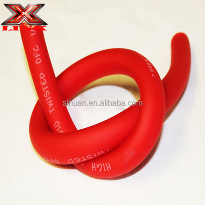 부드러운 PVC 재킷 저전압 자동차 0 2 4 6 8 AWG 가이드 단열 재료 PVC 자동차 오디오 서브우퍼 증폭기 전원 케이블