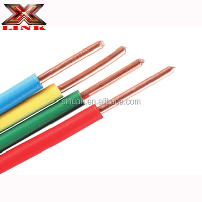 1.5mm 전기 pvc 단열 와이어 및 단열 재료와 케이블