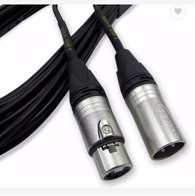 24AWG PVC 단열 XLR DMX 케이블 마이크로폰 라디오 스테이션 및 스피커 시스템