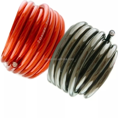 1/0 AWG 가이브 자동차 오디오 전원 케이블 전력 공급용 구리 접착 알루미늄 선도자