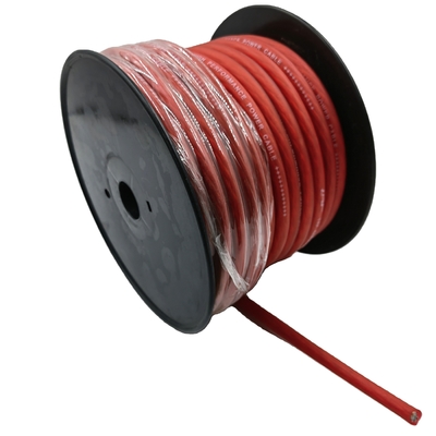 자동차 오디오 전원 케이블 1/0 AWG GA 가이브 자동차 바닥을 위한 유연한 투명한 PVC 재킷