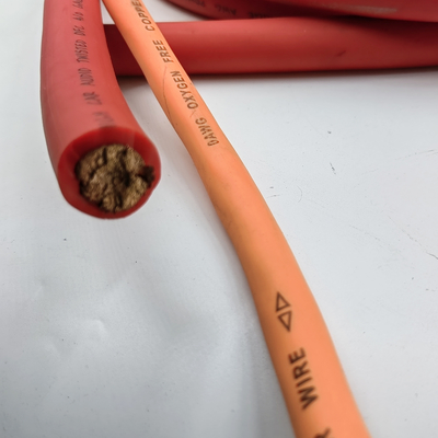 자동차 오디오 전원 케이블 1/0 AWG GA 가이브 자동차 바닥을 위한 유연한 투명한 PVC 재킷