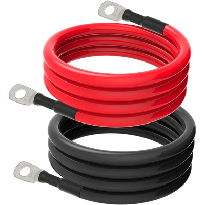 PVC 재킷 구리 자동차 오디오 전원 케이블 1/0 2 4 6 AWG 가이드 배터리 케이블