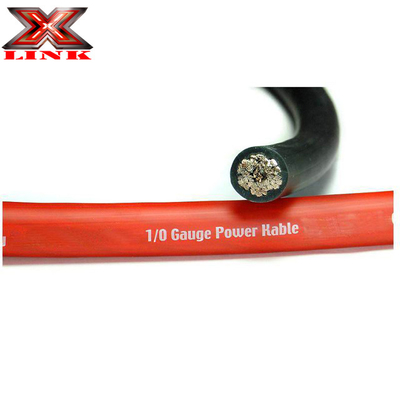 부드러운 PVC 재킷 슈퍼 부드러운 유연성 얼음 0ga 자동차 앰프 전원 케이블 전선