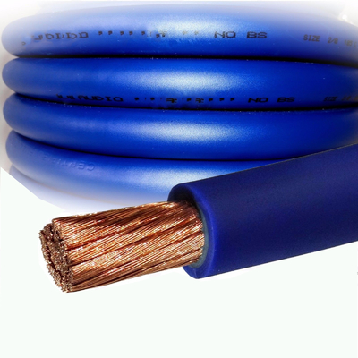 CCA 지휘자 자동차 오디오 지상 전력 전선 투명한 PVC 재킷 톱 플렉스 4 AWG 가이드