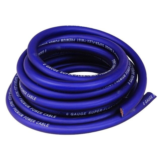 SAEJ 1128 스팅거 True Gauge 1/0 AWG 오프스 오피스 자동차 오디오 전원 케이블