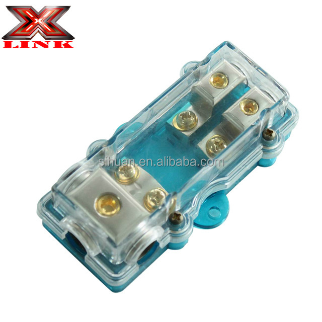 20A-300A AMP 자동차 오토 DC 유리 ANL 마키 AGU 미니 인라인 피우스 홀더 배포 블록