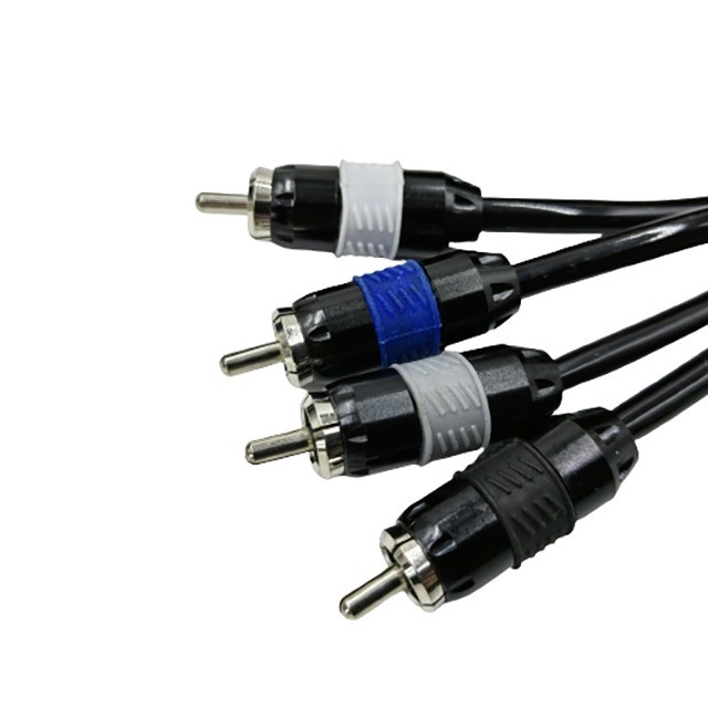부드러운 PVC 재킷 구리 RCA 케이블과 OFC 선도자 모든 색상