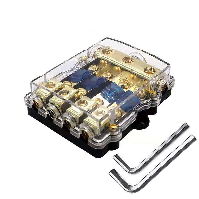 자동차 보트 오디오 시스템 금판 커넥터용 컴팩트 12V 미니 ANL AFS 피지 홀더