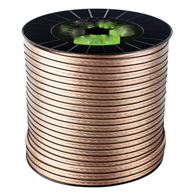 부드러운 PVC 재킷 10-18 AWG GA OFC 틴 OFC 스피커 와이어 케이블 전문 오디오