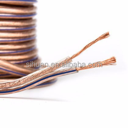 맑은 PVC 재킷 14AWG 유연 스피커 와이어 200 피트 / 60.9 미터 가정 및 자동차 스피커