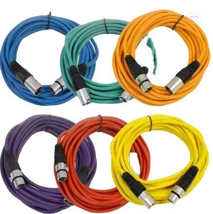 24AWG PVC 단열 XLR DMX 케이블 마이크로폰 라디오 스테이션 및 스피커 시스템