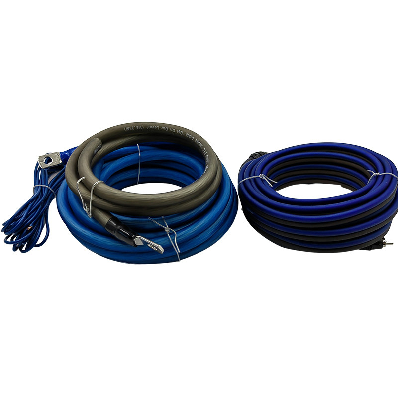 5.2m PVC 재킷 하이엔드 1/0 4 8 AWG 가이브 자동차 증폭기 자동차 오디오 시스템용 배선 키트